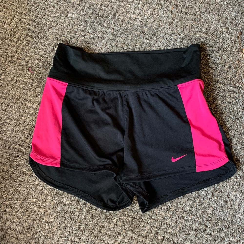 Nike fold over athletic shorts